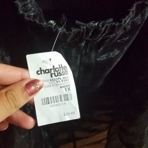 Charlotte Russe mesh skirt
